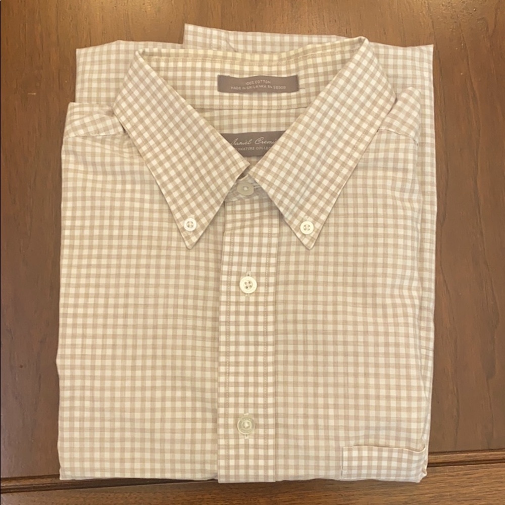 Daniel Cremieux checkered short sleeve shirt